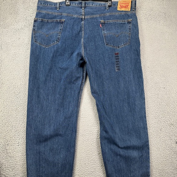 Levis 511 Mens Straight Jeans 52X32 Big Tall‎ Blue 5 Pocket Red Tab Casual NEW - Picture 3 of 13